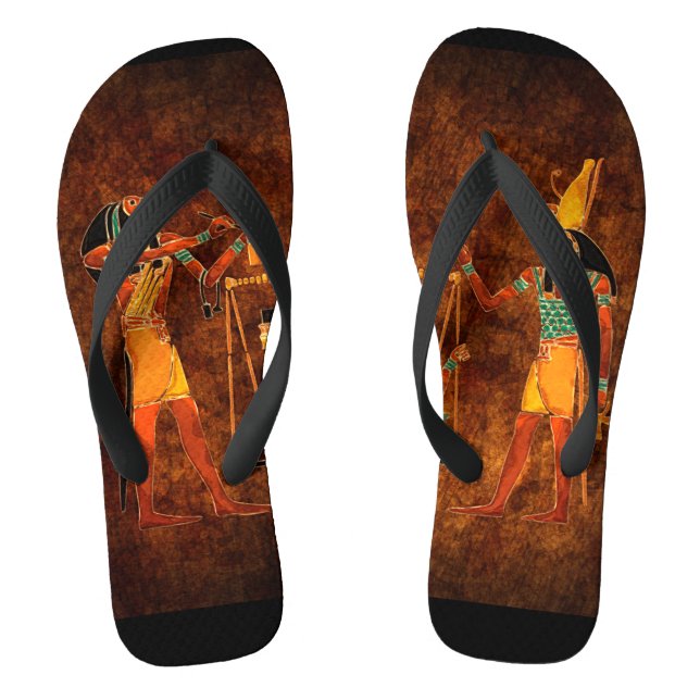 Ancient Egyptian Gods Thongs (Footbed)