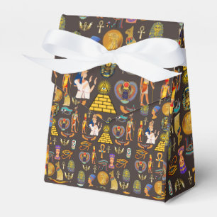 Ancient Egyptian Hieroglyphic Pattern Symbol       Favour Box