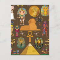 Ancient Egyptian Hieroglyphic -Pattern Symbol 