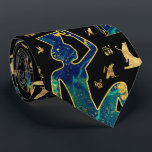Ancient Egyptian hieroglyphics Marble and Gold Tie<br><div class="desc">Ancient Egyptian hieroglyphics Marble and Gold</div>