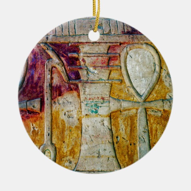 Ancient Egyptian Hieroglyphics Ornament (Front)