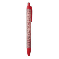 Ancient Egyptian Hieroglyphs Red Pen
