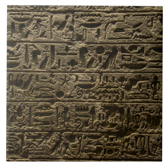 ancient egyptian hieroglyphs tile (Front)
