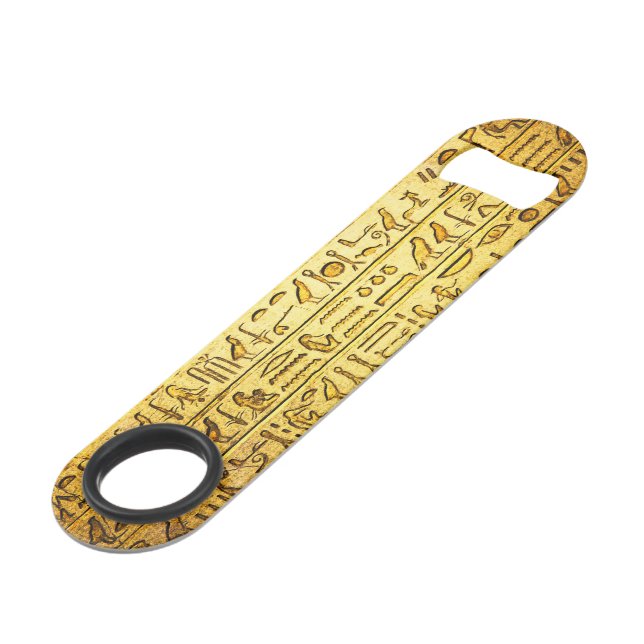 Ancient Egyptian Hieroglyphs Yellow (Front Angled)