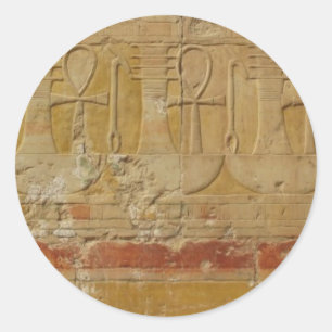 Ancient Egyptian Key Of Life Ankh Classic Round Sticker