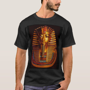 Ancient Egyptian King Tutankhamun Gold Burial Mask T-Shirt