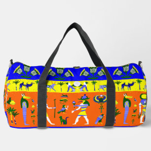 ancient egyptian mummy tomb art duffle bag