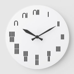 Ancient Egyptian Numbers Large Clock