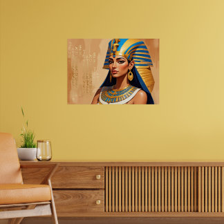 Ancient Egyptian Pharaoh Art – Timeless Pharaonic Poster
