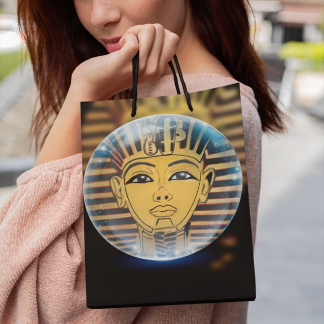 Ancient Egyptian Pharaoh King  Medium Gift Bag (Ancient Pharaoh King Gift Bag)