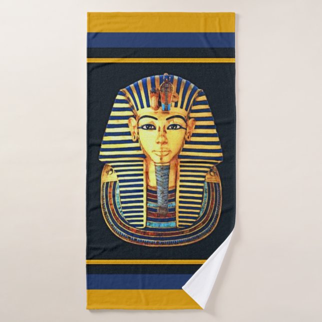 Ancient Egyptian Pharaoh Tutankhamun Bath Towel Set (Bath Towel)