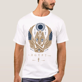 Ancient Egyptian Pharaoh Tutankhamun Emblem T-Shir T-Shirt