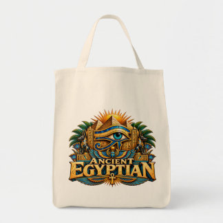Ancient Egyptian Pyramid Eye of Horus Tote Bag