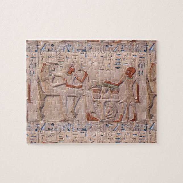 Ancient Egyptian Pyramid Hieroglyphs Jigsaw Puzzle (Horizontal)