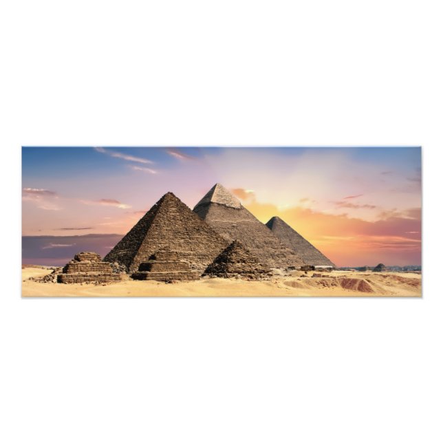 Ancient Egyptian Pyramids Photo Print (Front)