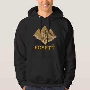 Ancient Egyptian Pyramids Sphinx Sacred Geometry Hoodie