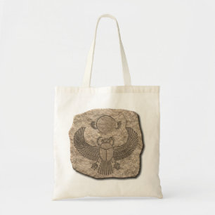 Ancient Egyptian Sacred Scarab Stone Tote Bag
