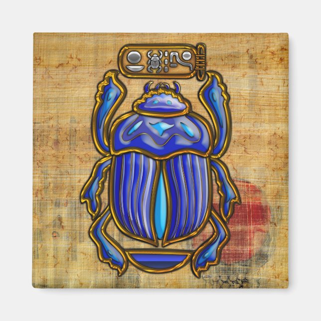 Ancient Egyptian Scarab Magnet (Front)
