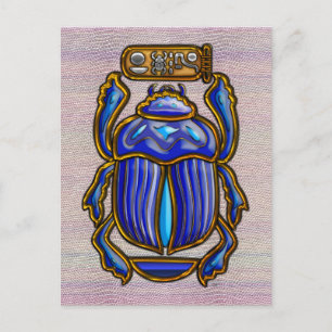 Ancient Egyptian Scarab Postcard