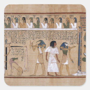 Ancient Egyptian Square Sticker