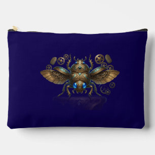 Ancient Egyptian Steampunk Mechanical Scarab Beetl Accessory Pouch