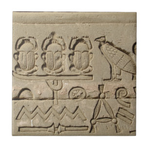 Ancient Egyptian Symbols Tile