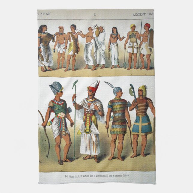 Ancient Egyptian Tea Towel (Vertical)