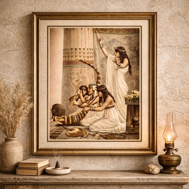 Ancient Egyptian Temple Musicians  Poster (Creator Uploaded)