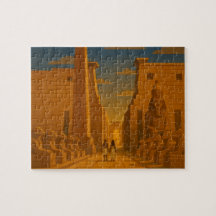 Ancient Egyptian Temple Mystique Puzzle Gold