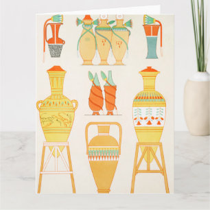 Ancient Egyptian Urns Card