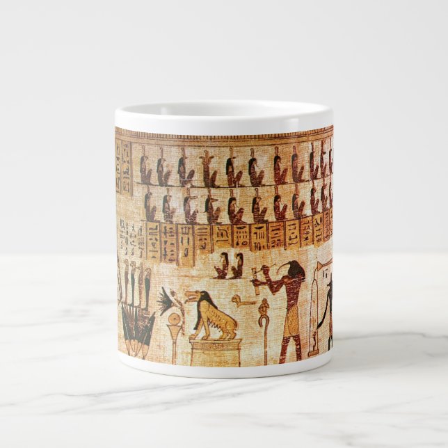 Ancient Egyptians Death Court Maat Godess Large Coffee Mug (Front)