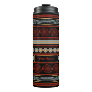Ancient Elegance: Minoan-style Thermal Tumbler