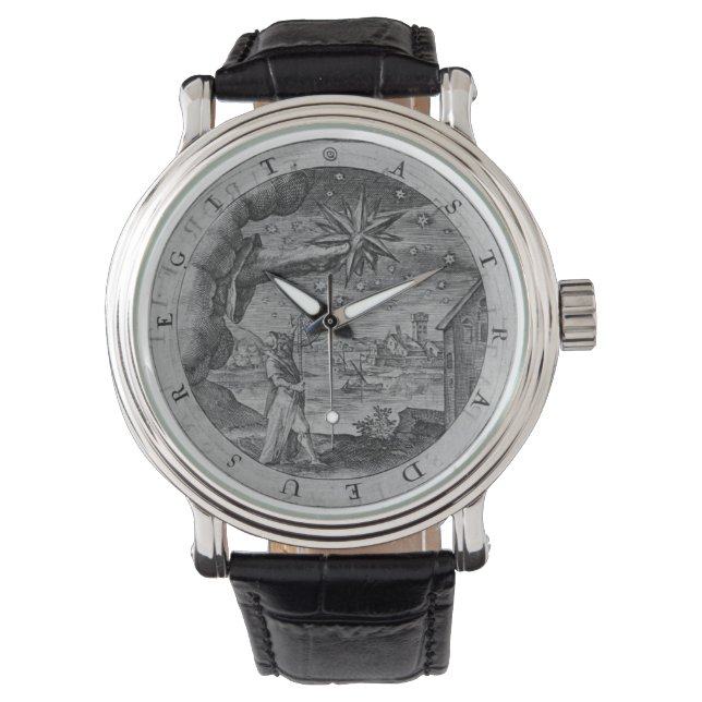 Ancient Emblem -Ancient  Astronomer Wrist Watch (Front)