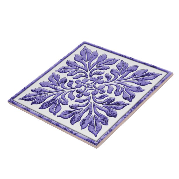 Purple Decorative Ceramic Tiles | Zazzle.com.au