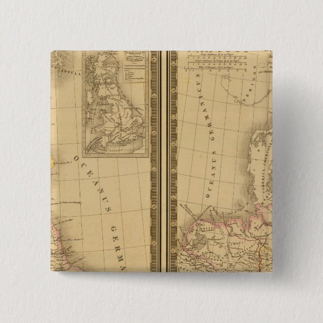 Ancient Europe 2 15 Cm Square Badge (Front)