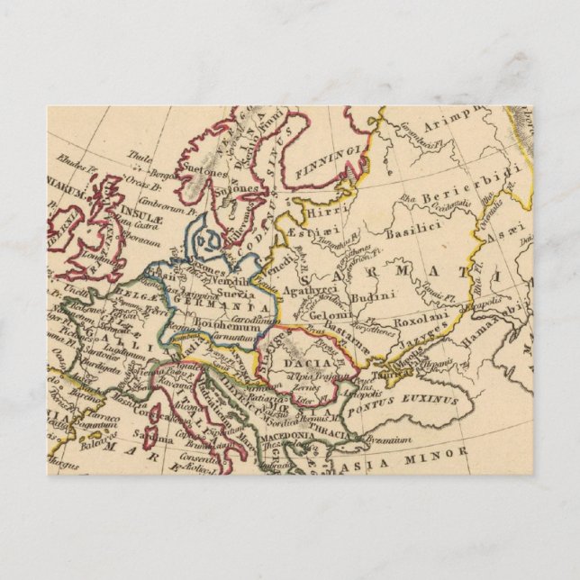 Ancient Europe Postcard (Front)