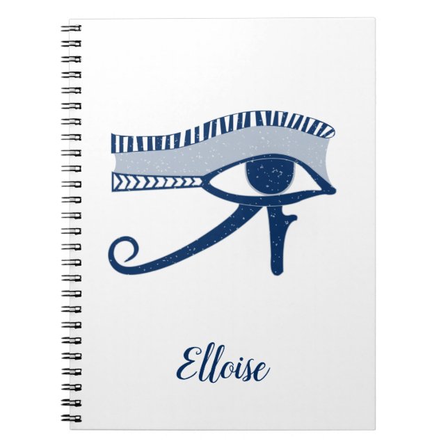 Ancient Eye of Horus Personalised Notebook (Front)