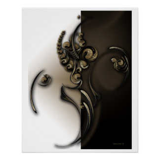 "Ancient Flower",  Glossy Poster