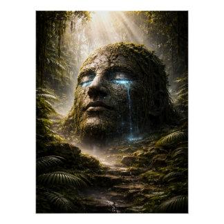 Ancient Forest Guardian – Mythical Nature Spirit Poster