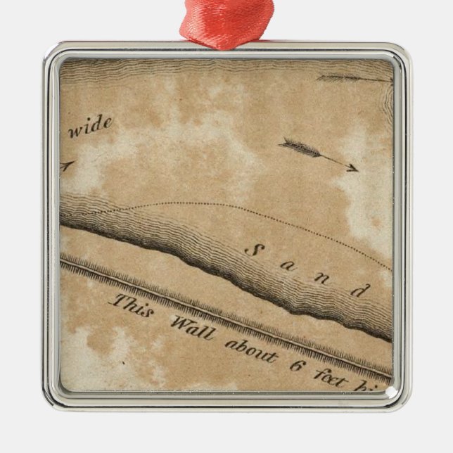 Ancient Fortification on the Missouri Metal Ornament (Front)