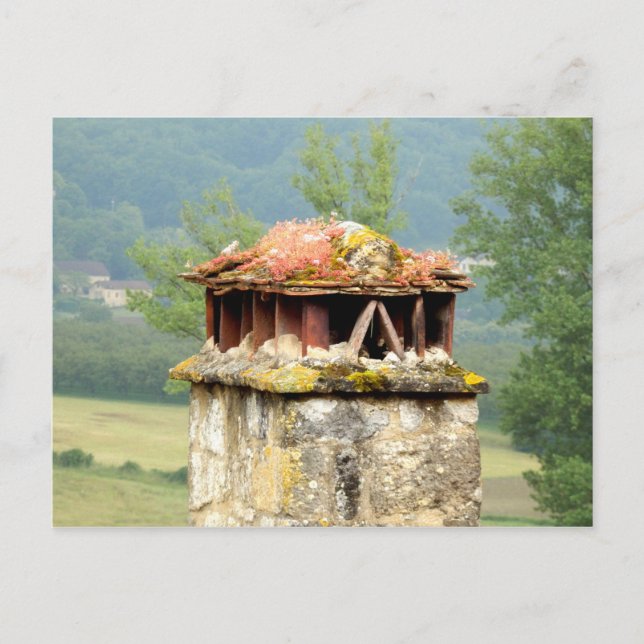 Ancient French Chimney Postcard (Front)