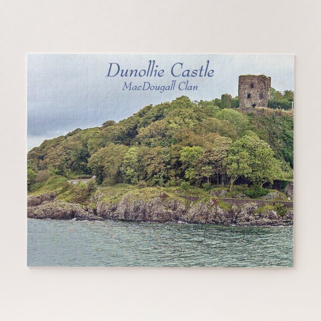 Ancient Gaelic Dunollie Castle Home Of MacDougalls Jigsaw Puzzle (Horizontal)