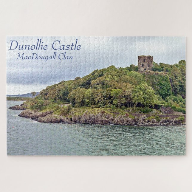Ancient Gaelic Dunollie Castle Home Of MacDougalls Jigsaw Puzzle (Horizontal)