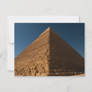 Ancient Giza Pyramid Majestic Wonder Postcard