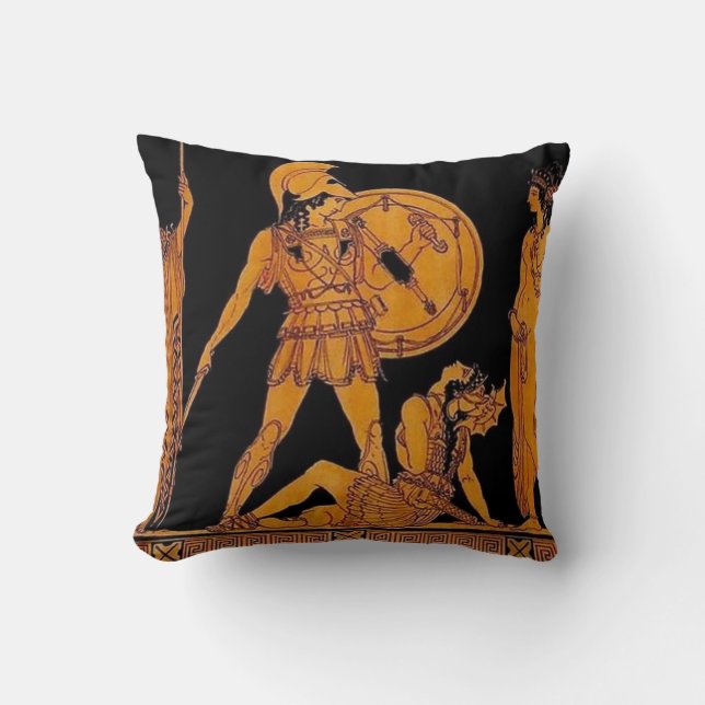 Ancient God And Goddess Frieze - Greece Cushion (Front)