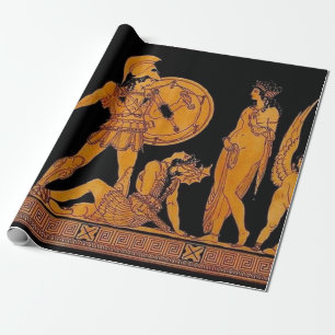 Ancient God And Goddess Frieze - Greece Wrapping Paper