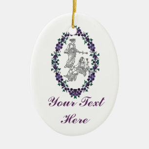 Ancient Grecian Fashions Ceramic Tree Decoration