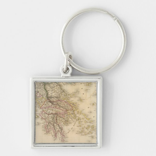 Ancient Greece 3 Key Ring (Front)