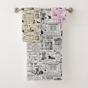 Ancient Greece Bath Towel Set