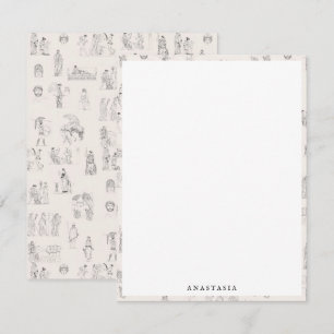 Ancient Greece Classical Greek History Pattern Card